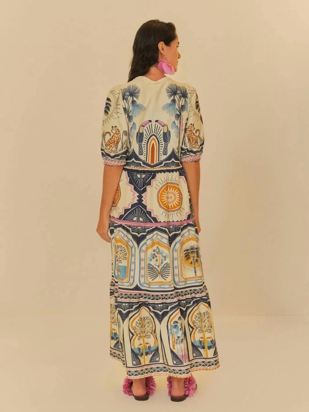 Farm Rio Chapada dos Veadeiros Maxi Dress - Picture 2 of 5